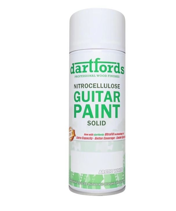 Nitrocelluloselack Arctic White - 400ml Aerosol