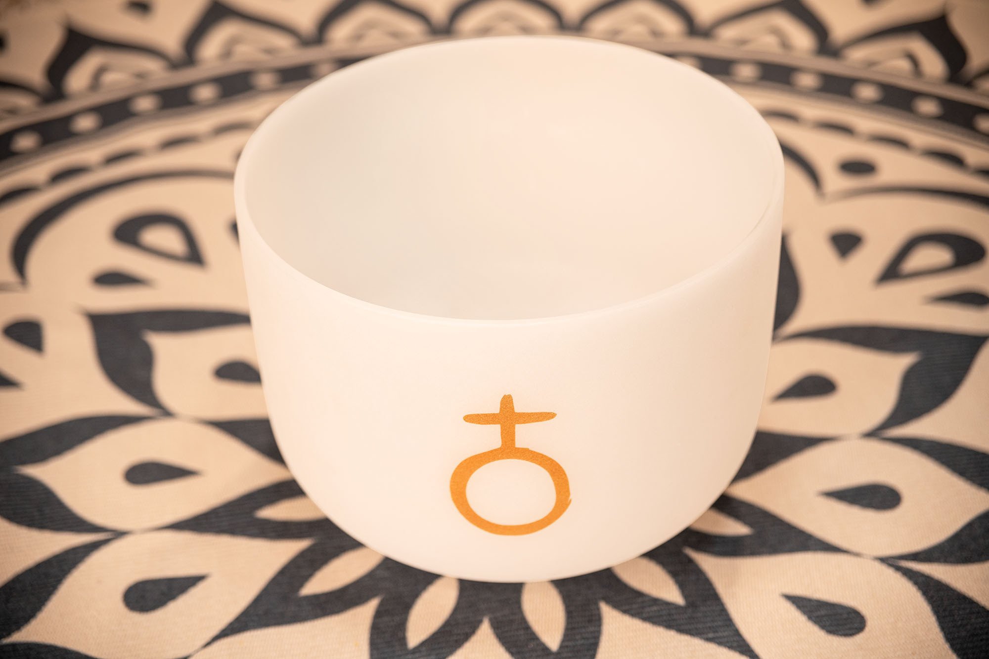 Planetary Tuned Crystal Singing Bowl