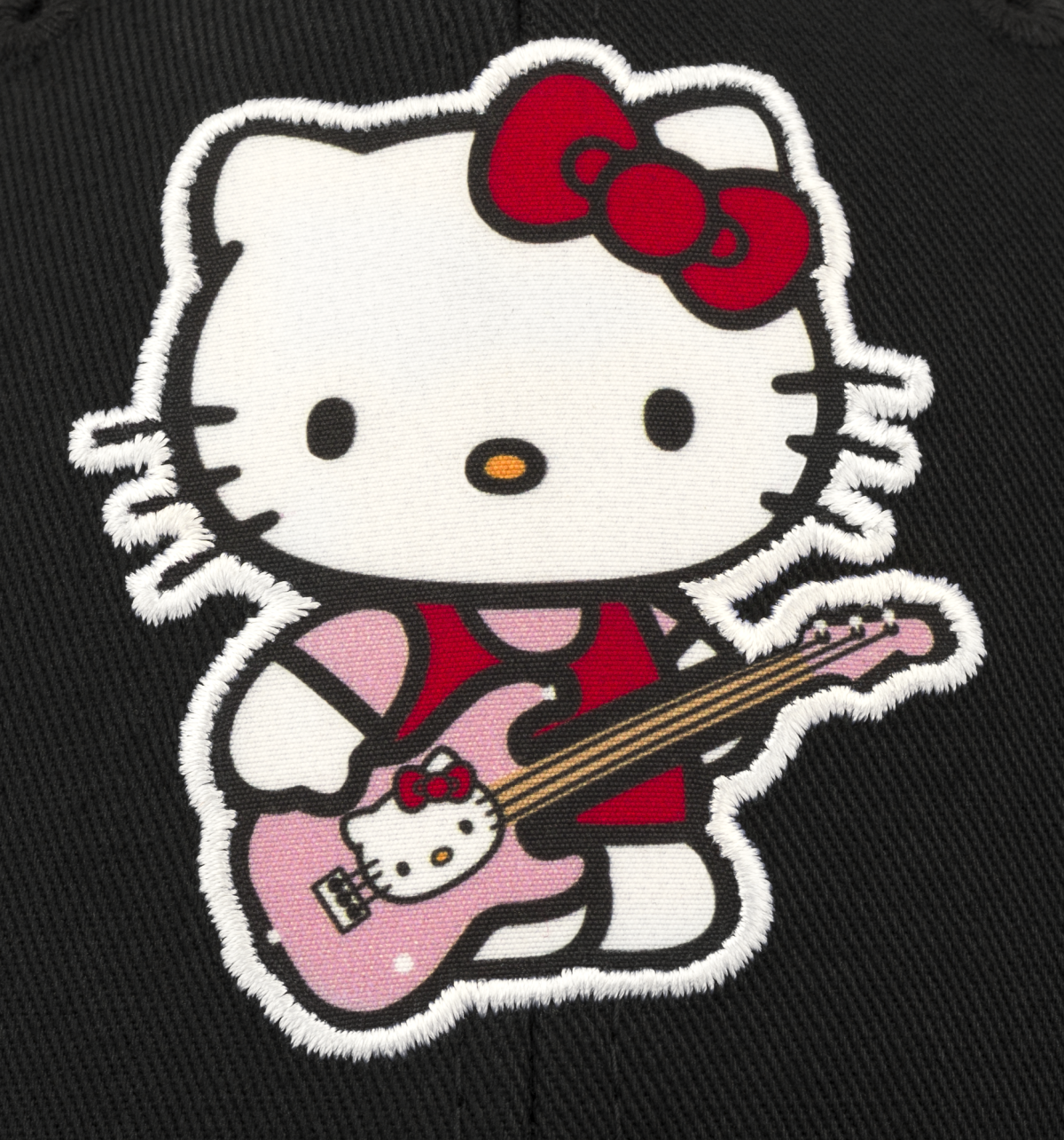 Hello Kitty® Black Logo Hat, One Size Fits Most
