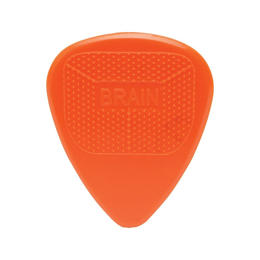 Snarling Dog Brain Picks - 351 Shape (TNSDB351 1.14), 12 pcs Pick Tin, 1.14 mm, Orange