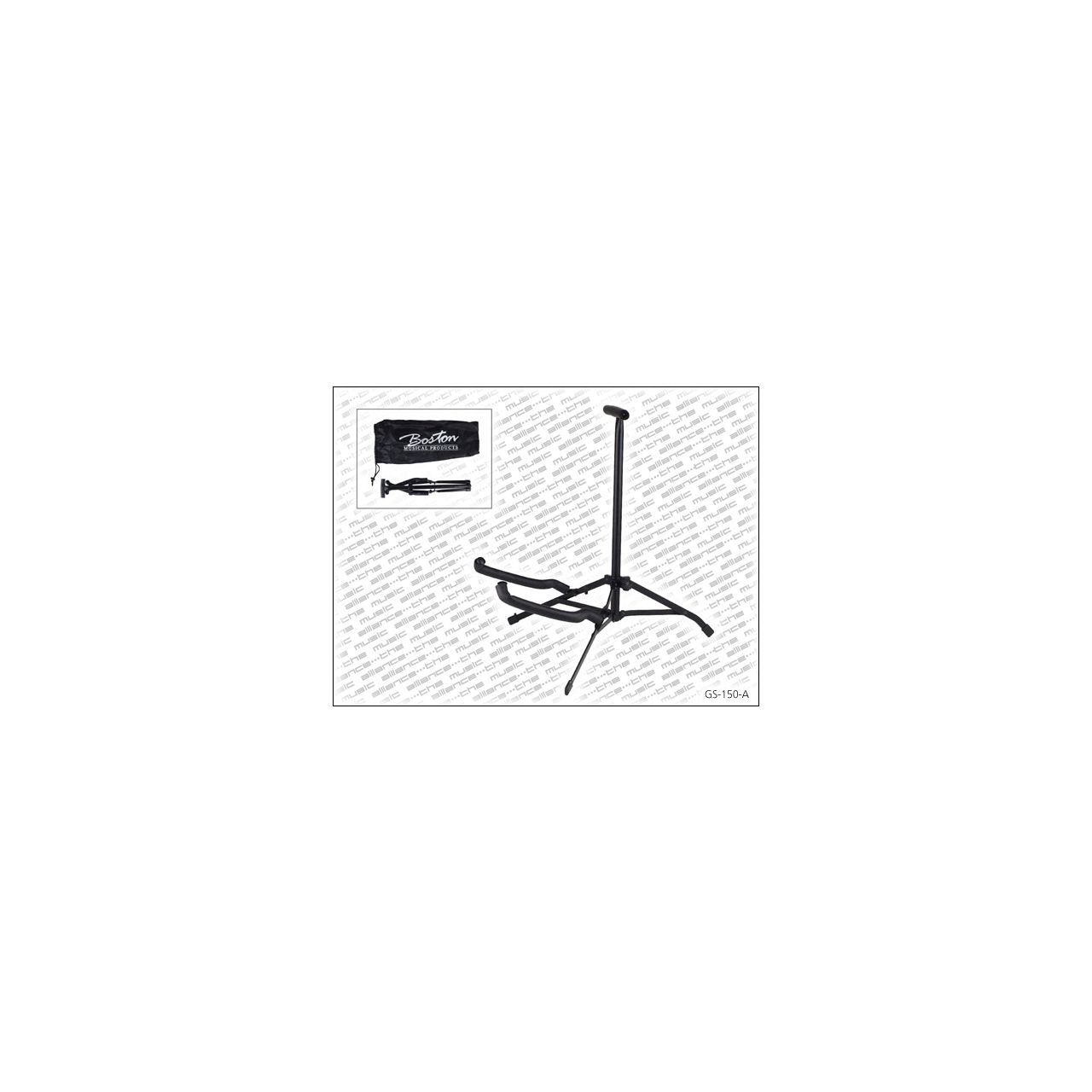 GS-156-E Gitarrenständer für E-Gitarre schwarz