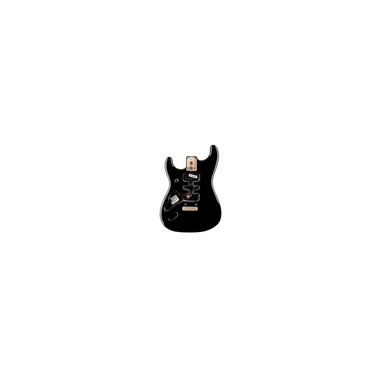 USA Stratocaster® HSH Left-Hand Alder Body, Black