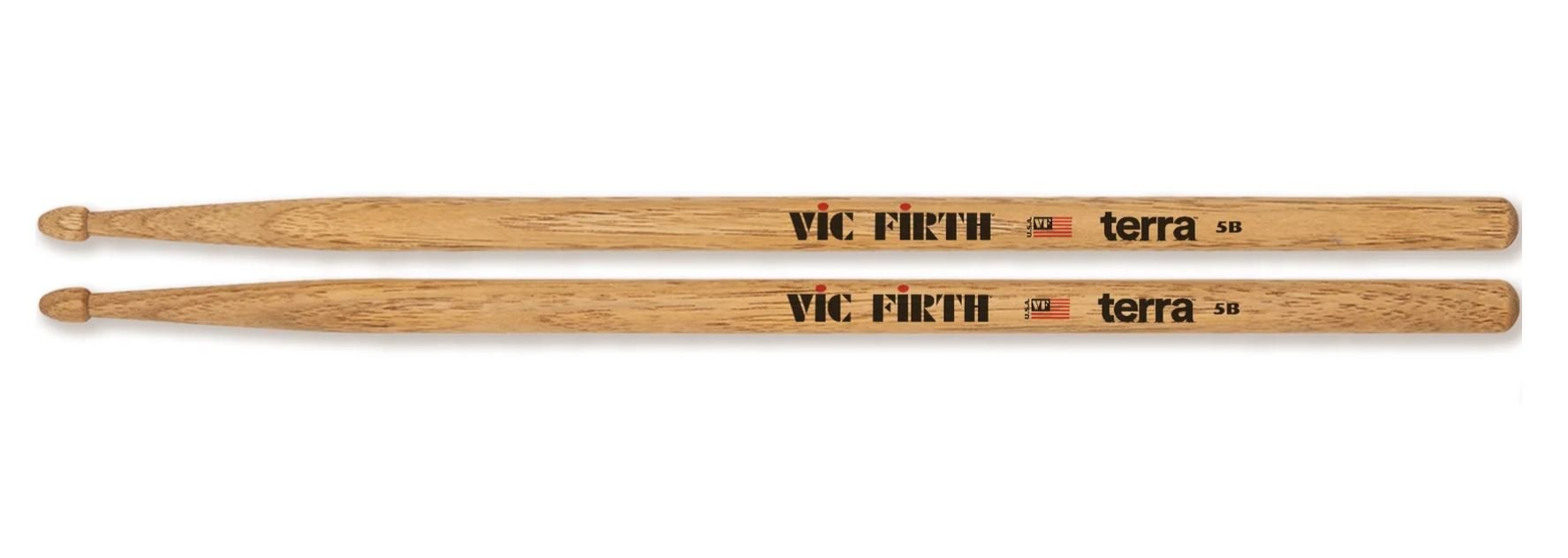 Drum Sticks, Terra Serie, 5BT, Wood Tip