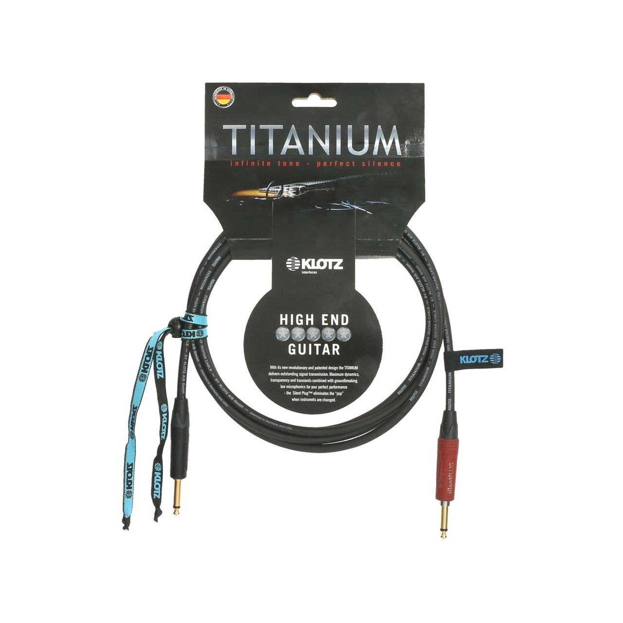 Klotz Titanium Instrumentankabel 6m