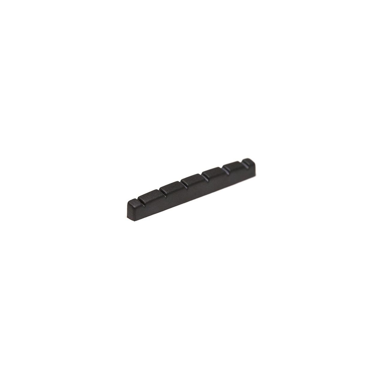 BLACK TUSQ XL 42 mm Flat Bottom Strat Nut, 10 pcs