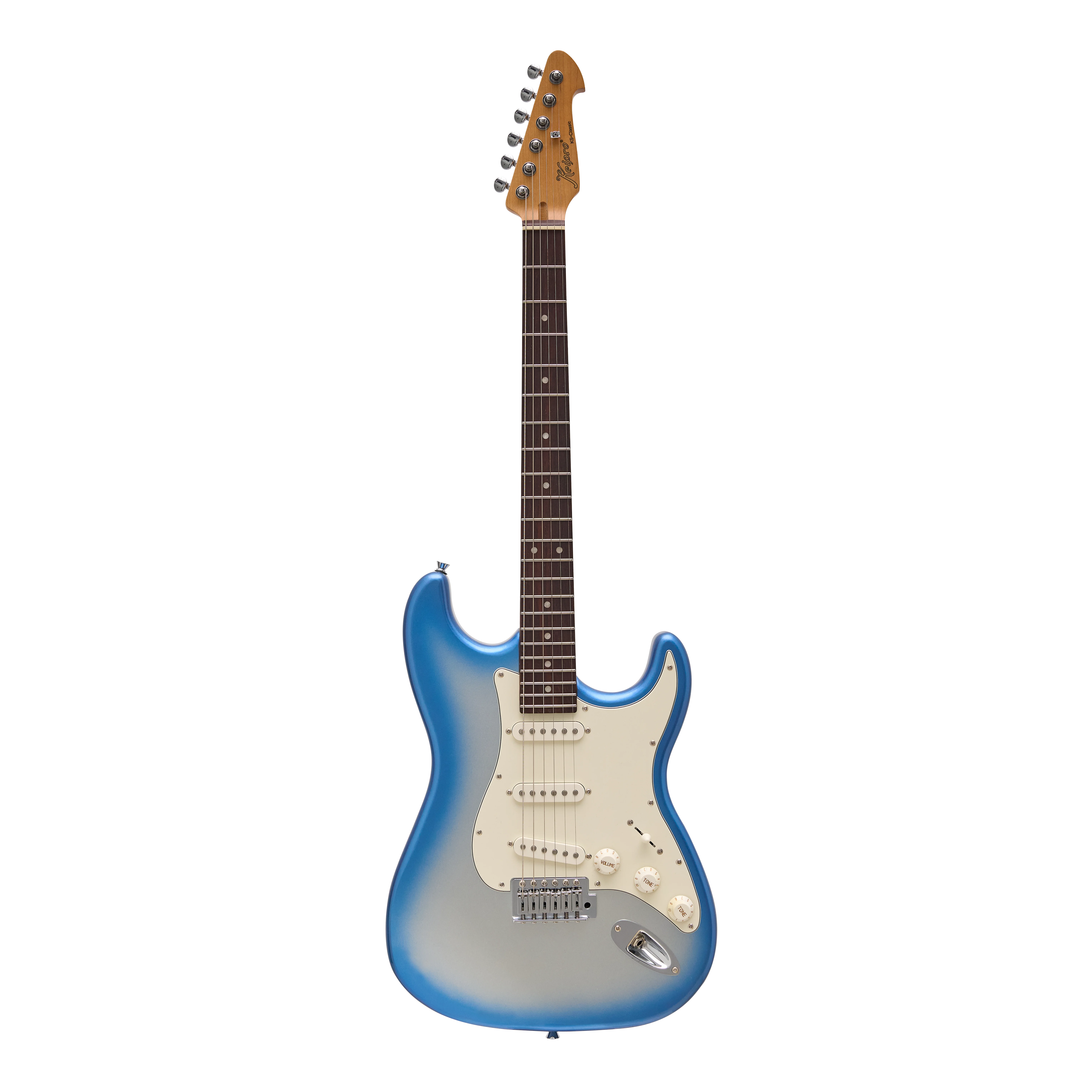 KS-Classic SSS Rosewood Metallic Blue E-Gitarre