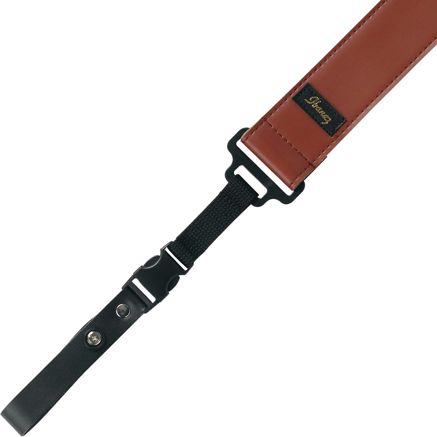 GSQ501-BR Gitarrengurt Leder Braun