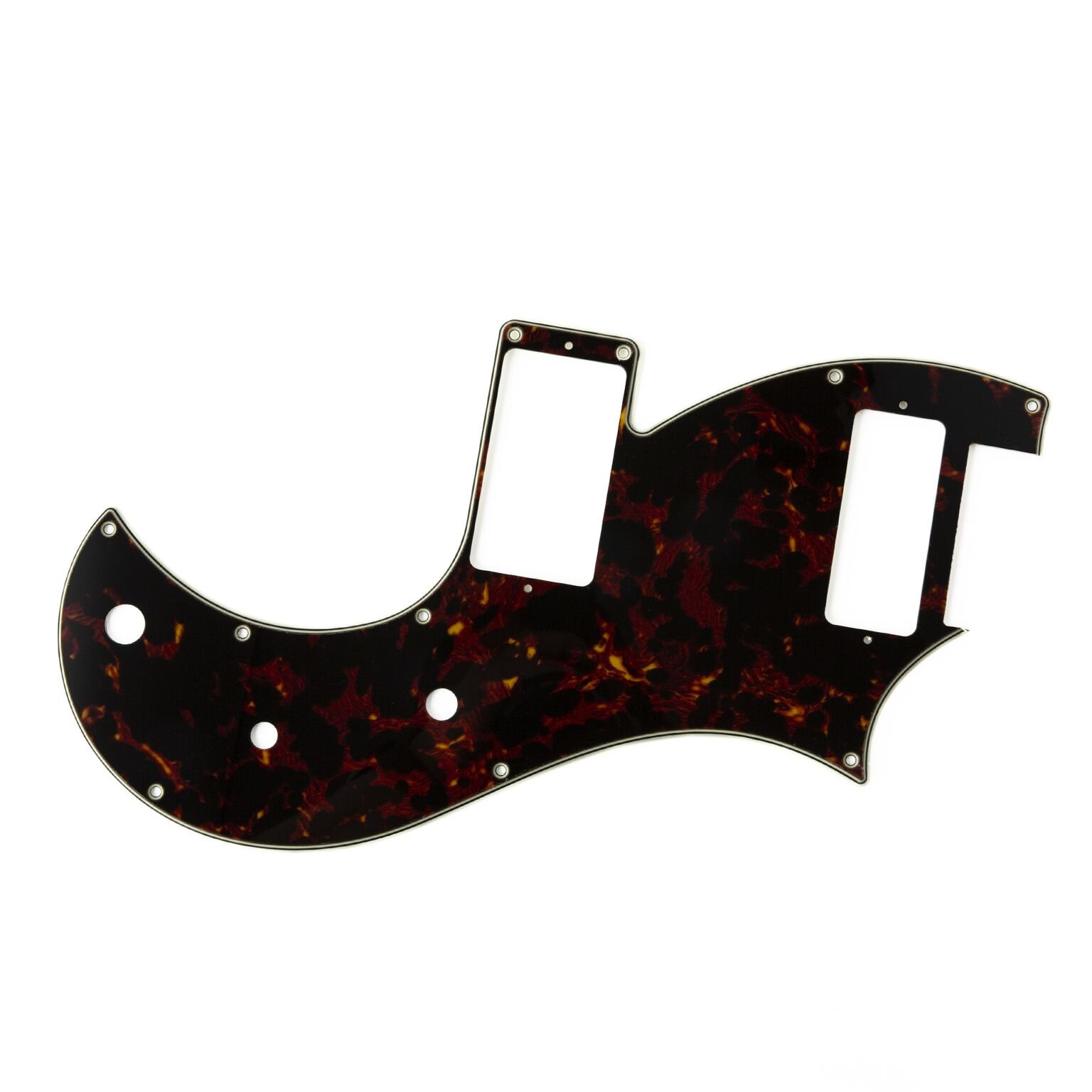 S2 Vela Pickguard, 4-Ply, Tortoise/Mint/Black/Mint