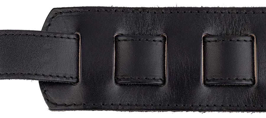 GST-941 Cobbler Series Black Guitar  Strap