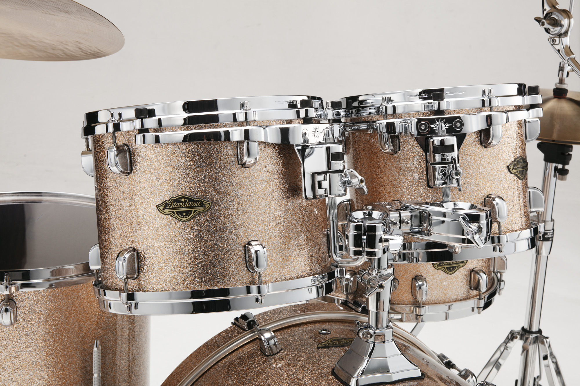 Starclassic Walnut/BirchTom Tom 8x7 Vintage Champagne Sparkle