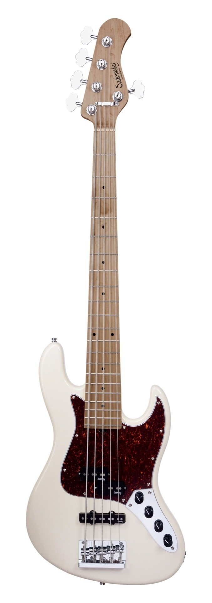 MetroExpress 21-Fret Hybrid P/J Bass 5 Olympic White - B-Stock