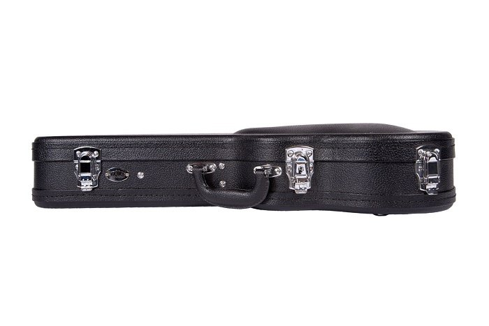 Hardcase Concert Ukulele Black Archtop BCC-AT