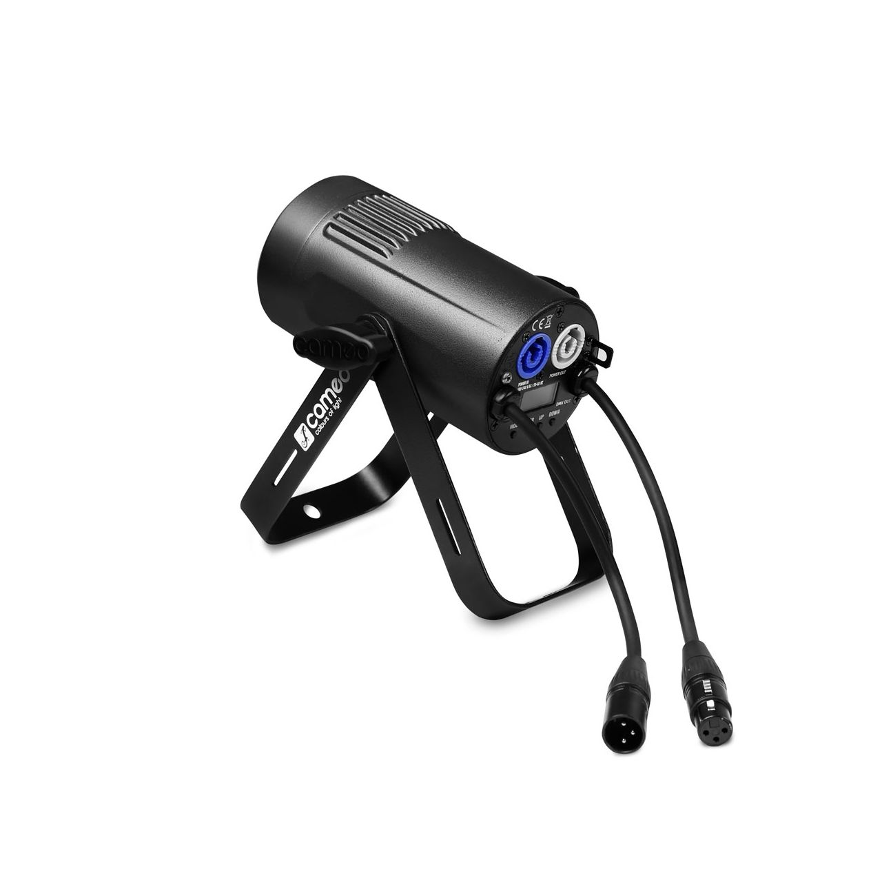 Cameo Q-Spot 15 W - Kompakter Spot mit 15W warmweißer LED in schwarzer Ausführung