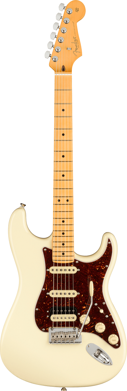American Professional II Stratocaster® HSS, Maple Fingerboard, Olympic White
