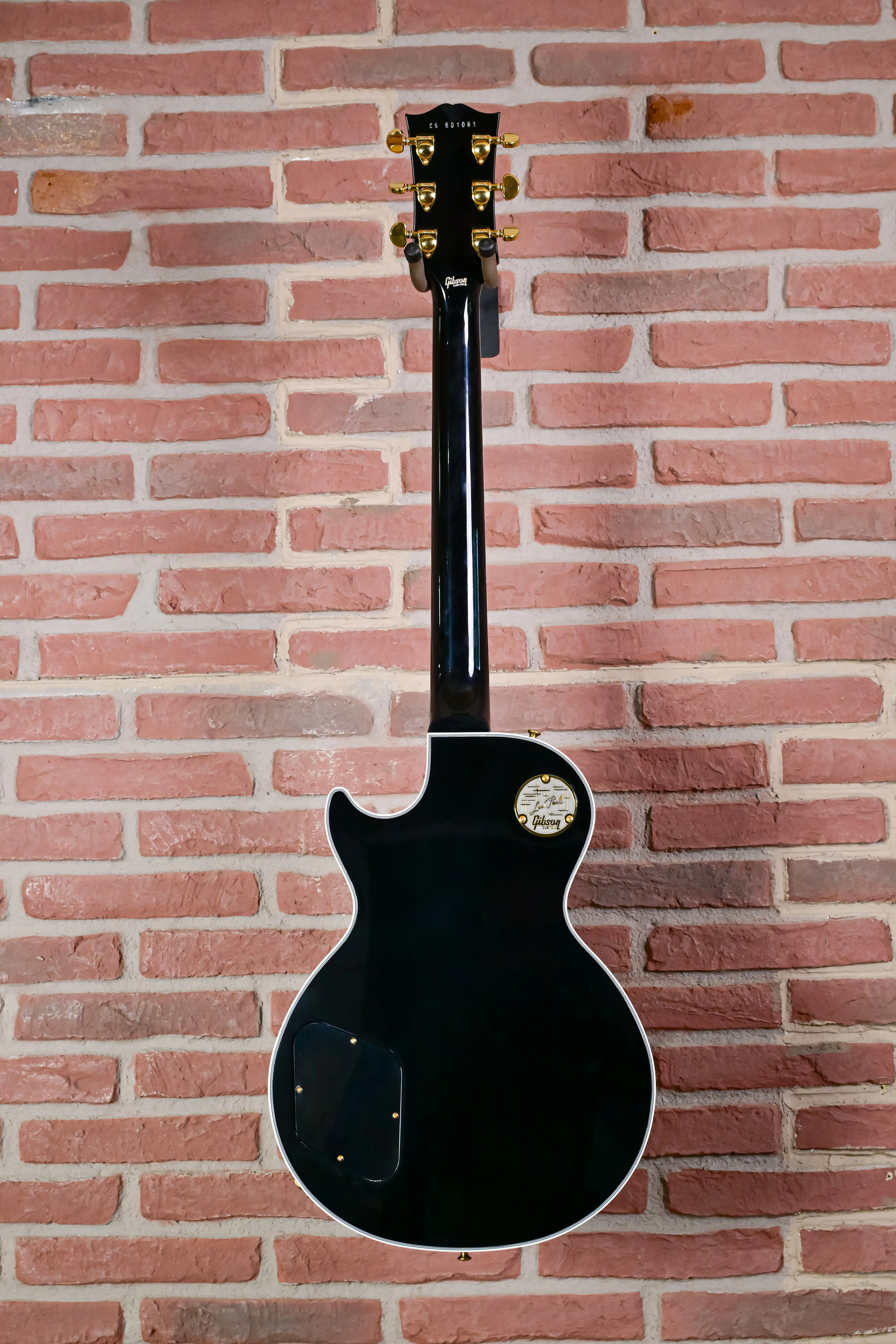 Les Paul Custom Long Scale Ebony Gloss Gold Hardware Custom Shop