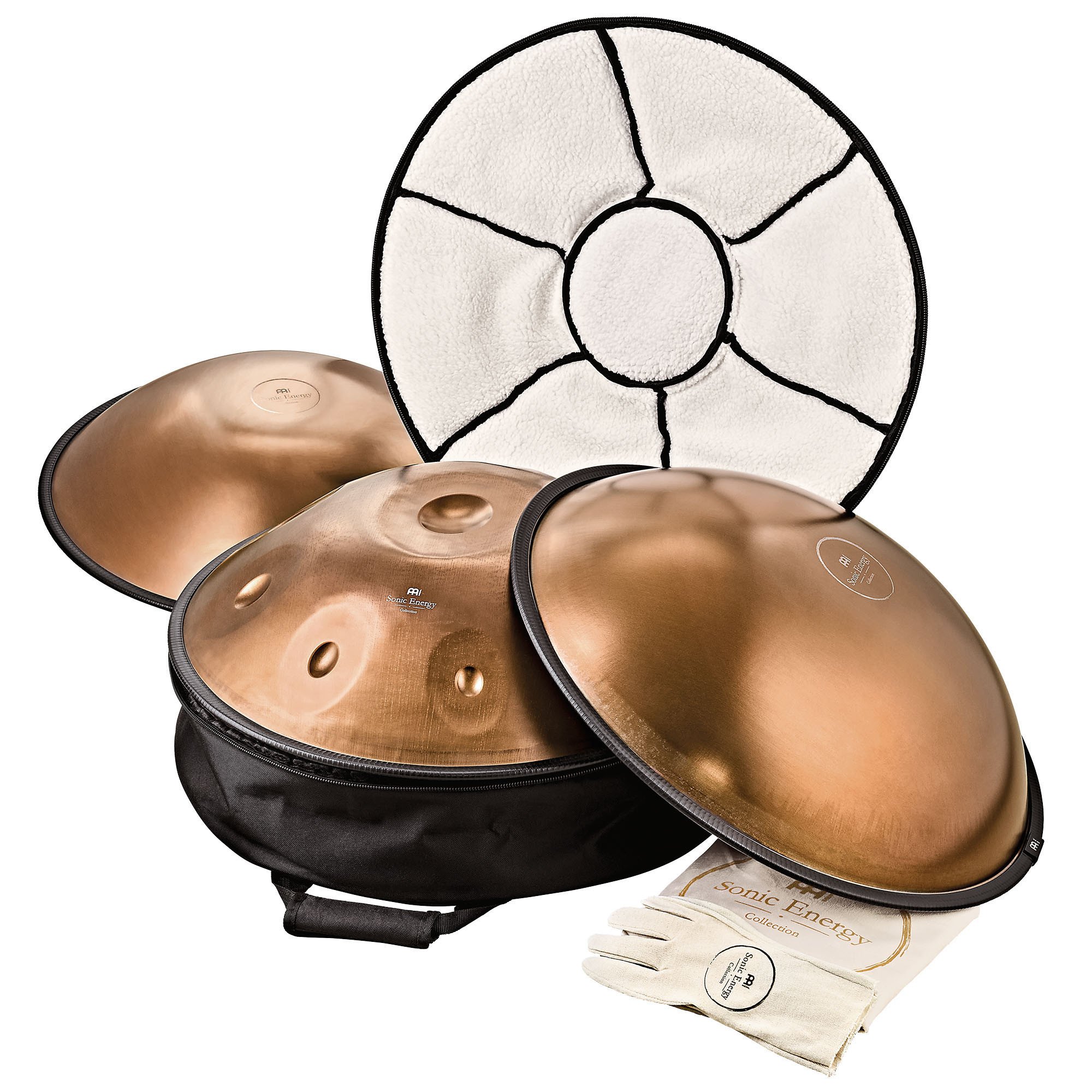 HPSTL110CU - Sensory Handpan, Edelstahl, F Pygmy, 11 Töne, 440 Hz, Vintage-Kupfer