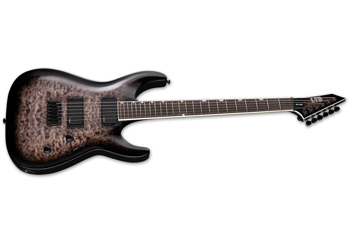 MH-400HT QM - See Thru Black Sunburst