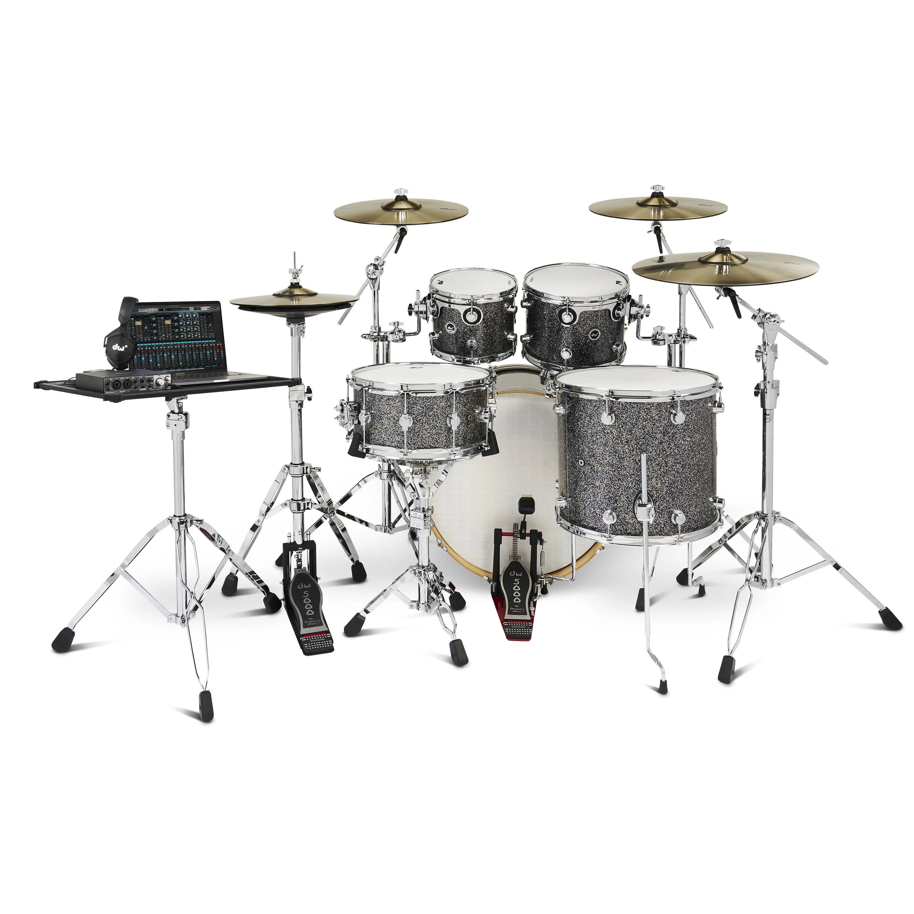 Black Galaxy | 5-tlg Drum Kit Set mit 4 Becken