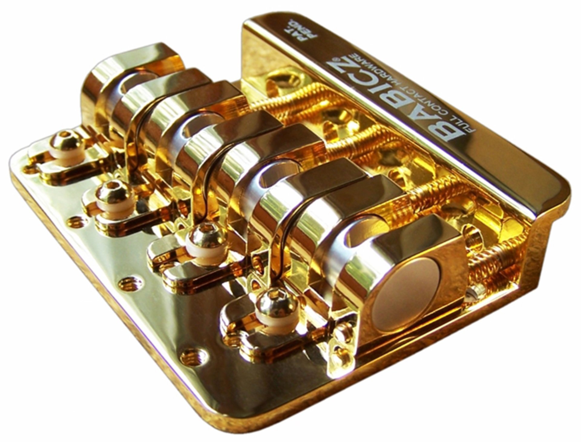 Babicz FCH-4 Bass Bridge - 5 Hole Mount - Gold