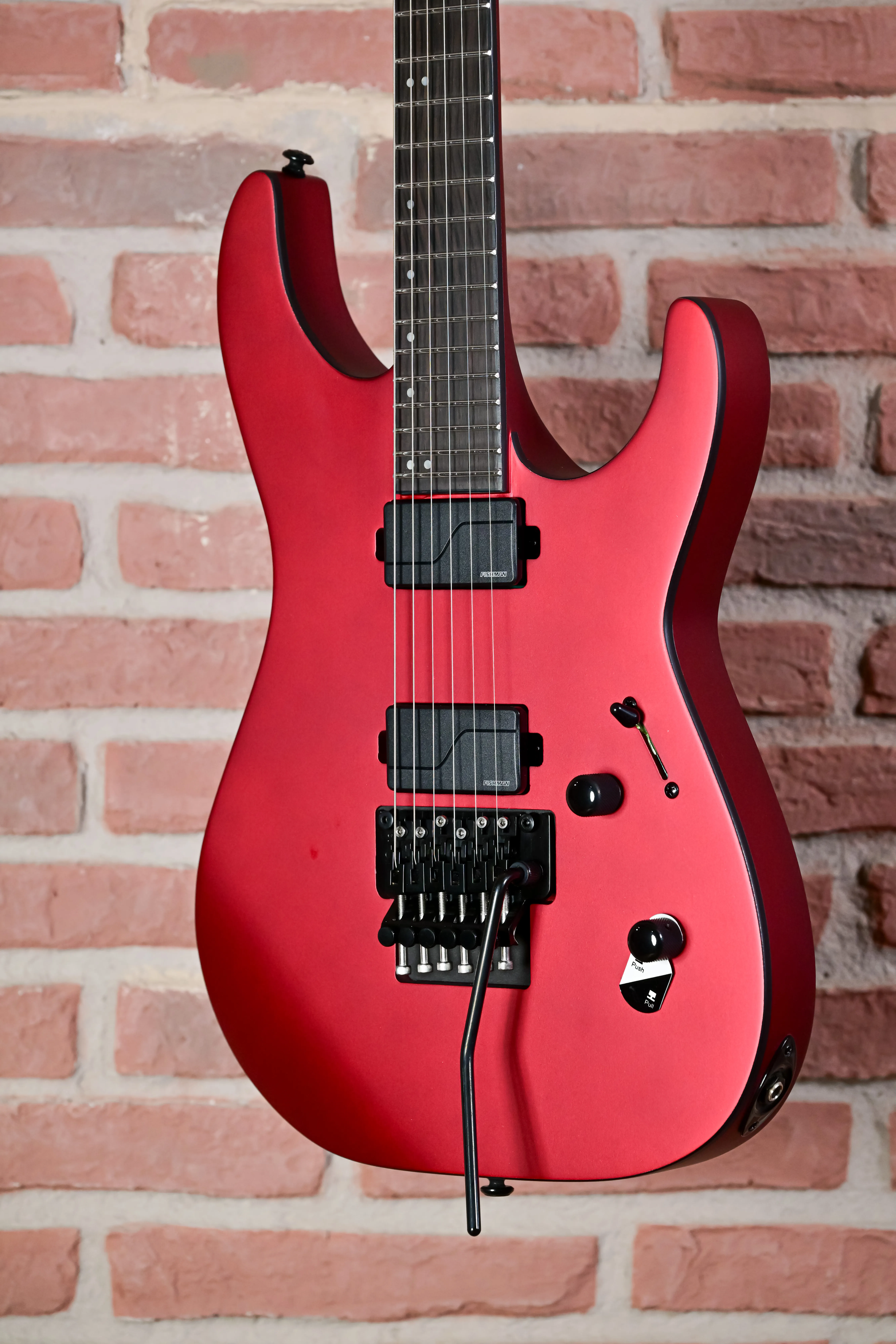 M-1000 CARS Candy Apple Red Satin E-Gitarre