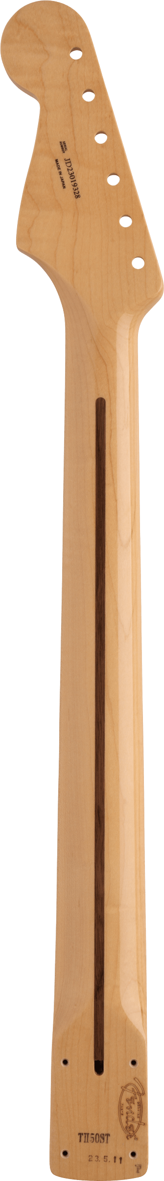 Made in Japan Traditional II 50's Stratocaster® Neck, 21 Vintage Frets, 9.5" Radius, U Shape, Maple