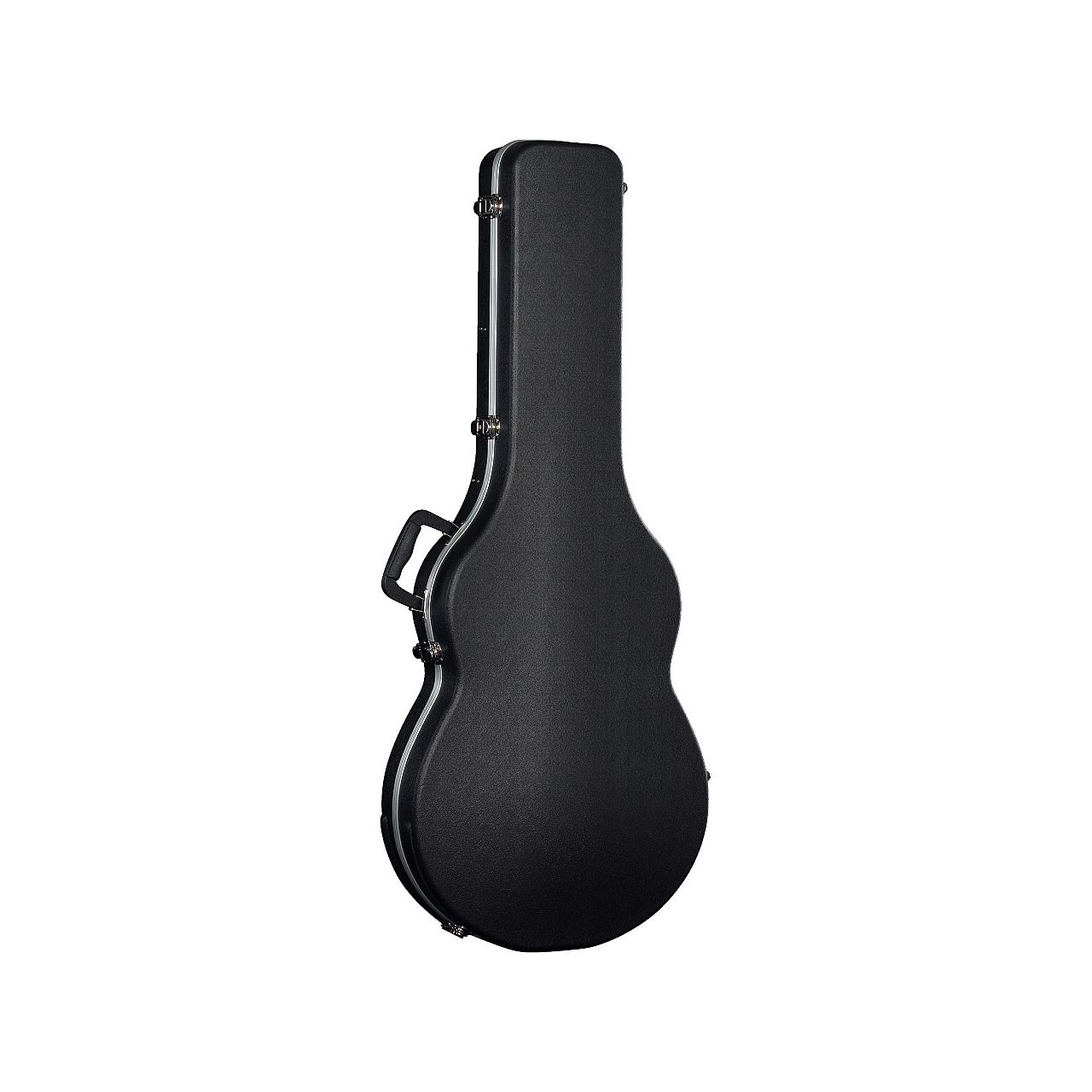 ABS Standard Hollow Body Guitar Black, curved shape - Koffer