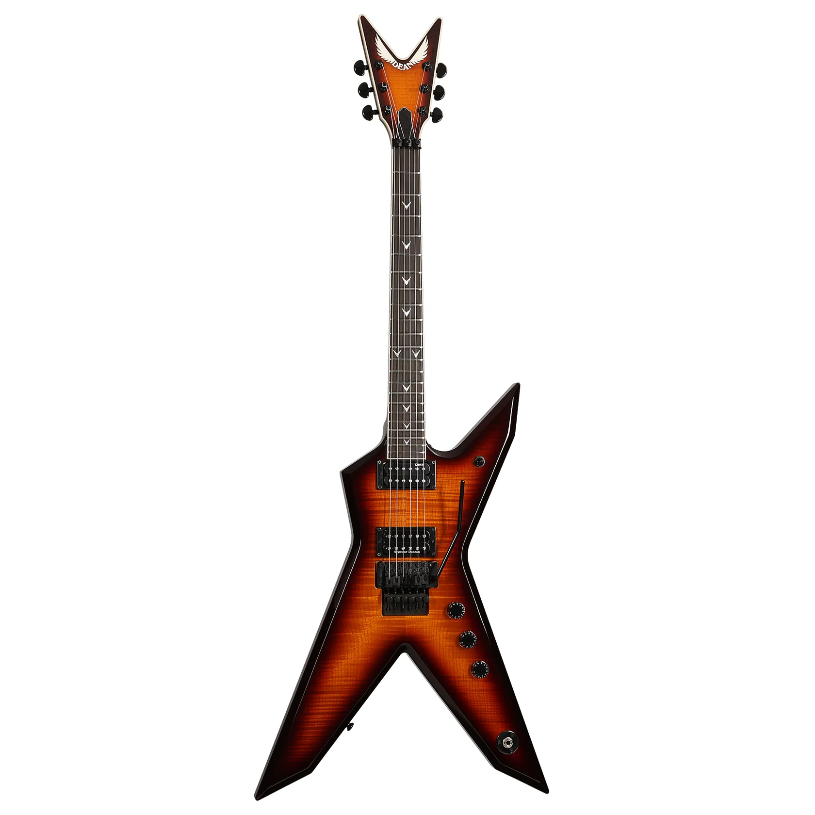 USA Rebel Floyd Flame Top Sunburst