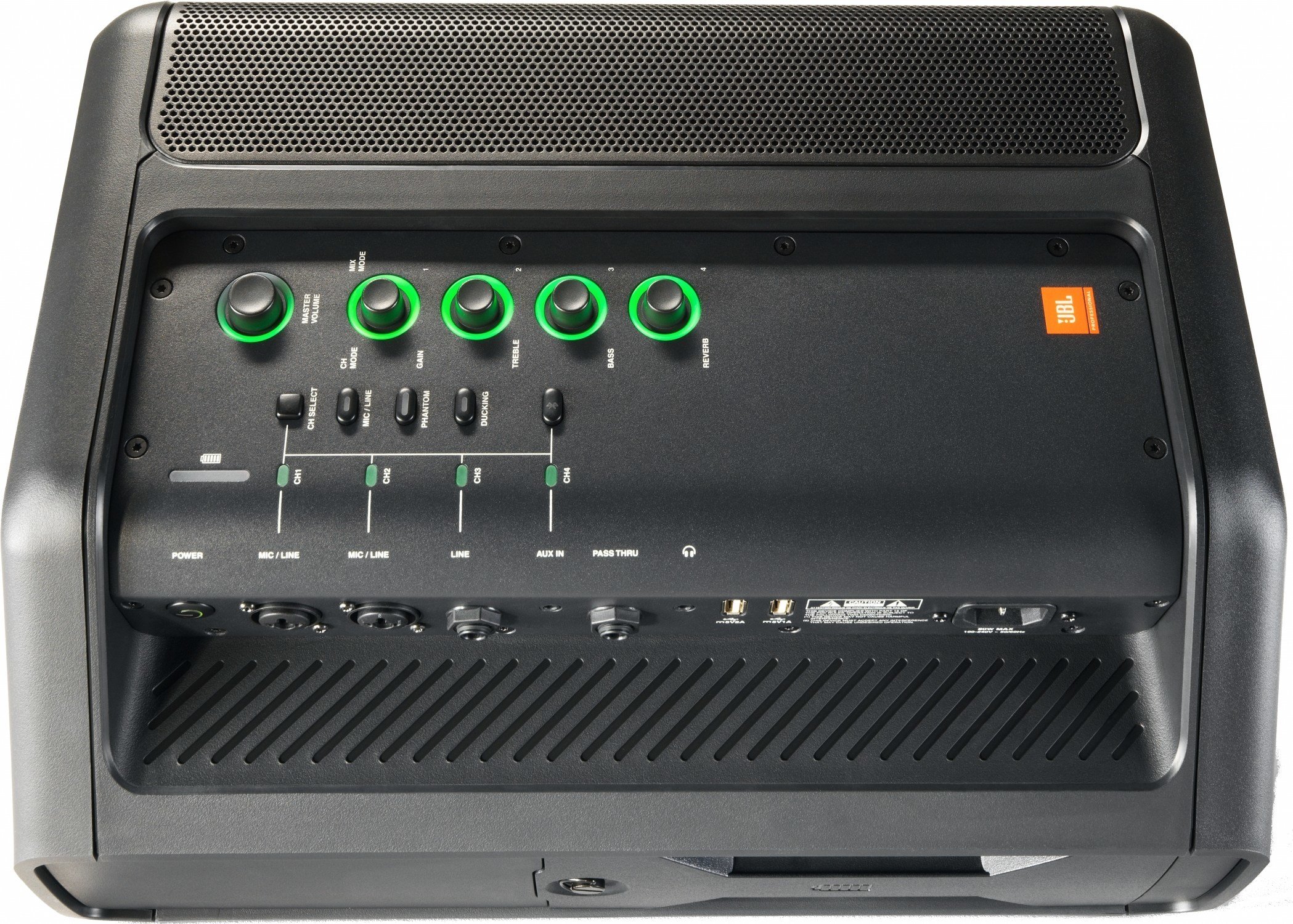JBL EON ONE Compact tragbares PA-System Rückansicht