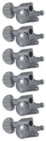 505CL6 Mini Roto-Grip Locking Rotomatics - Guitar Machine Heads, 6-in-Line, Lefthand, Treble Side (R