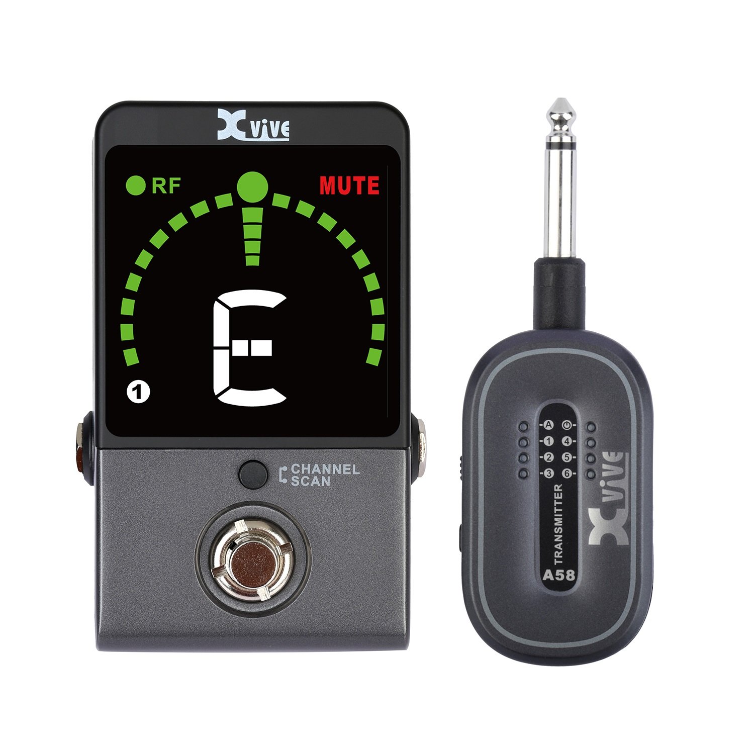 P58 Digital Guitar Pedal Tuner Wireless System, 5.8 GHz