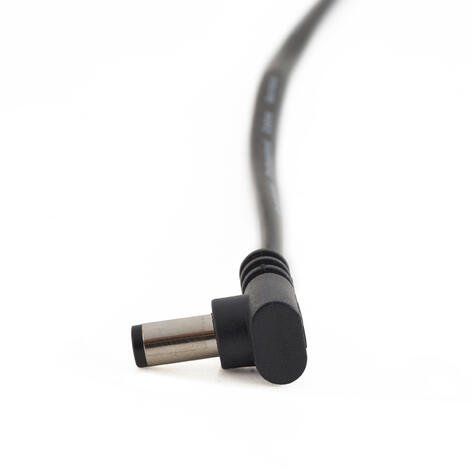 Flat Power Cable, Angled / Straight - 30 cm / 11 13/16"