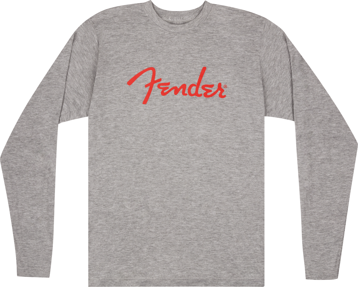 Spaghetti Logo L/S T-Shirt, Heather Gray, XXL