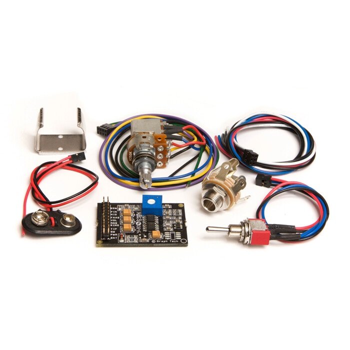 Ghost PK-0340-00 - Acousti-Phonic Preamp Kit for Bass (Advanced)