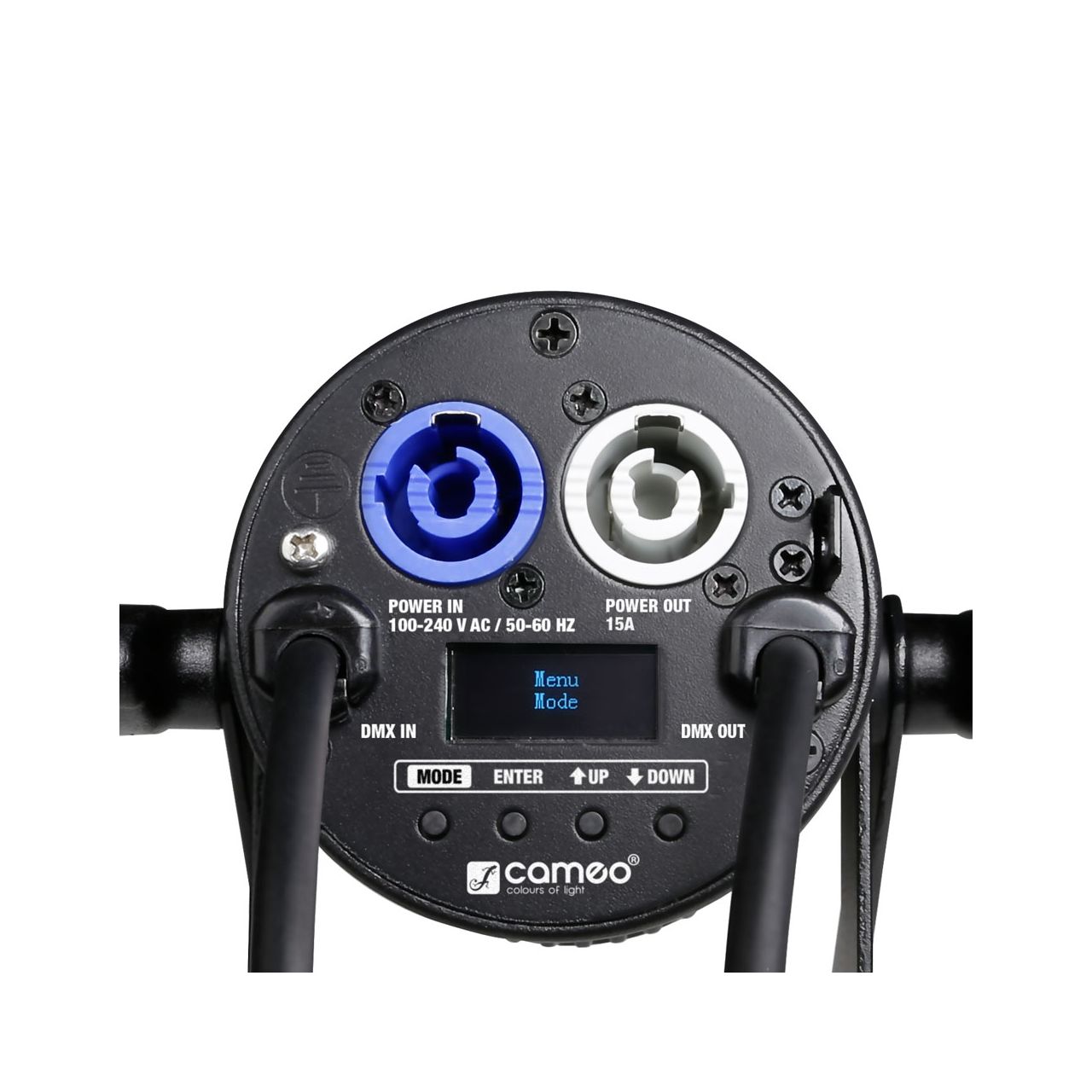 Cameo Q-Spot 15 W - Kompakter Spot mit 15W warmweißer LED in schwarzer Ausführung