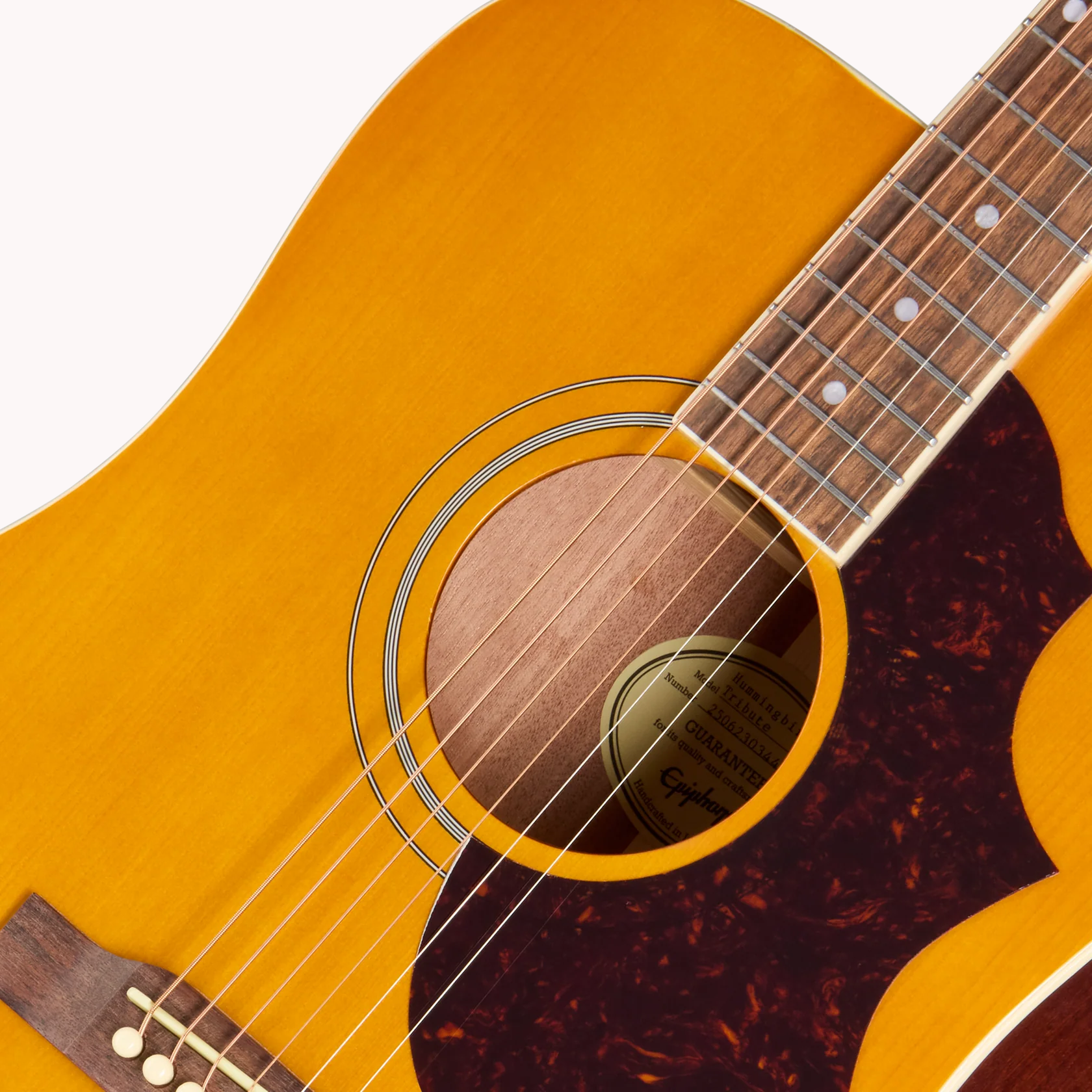 Hummingbird Tribute Antique Natural Westerngitarre