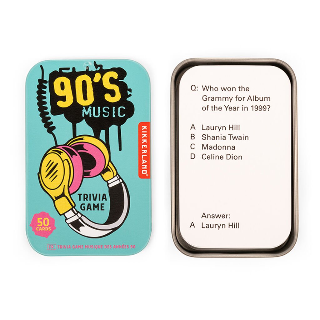 90s Music Trivia Set  