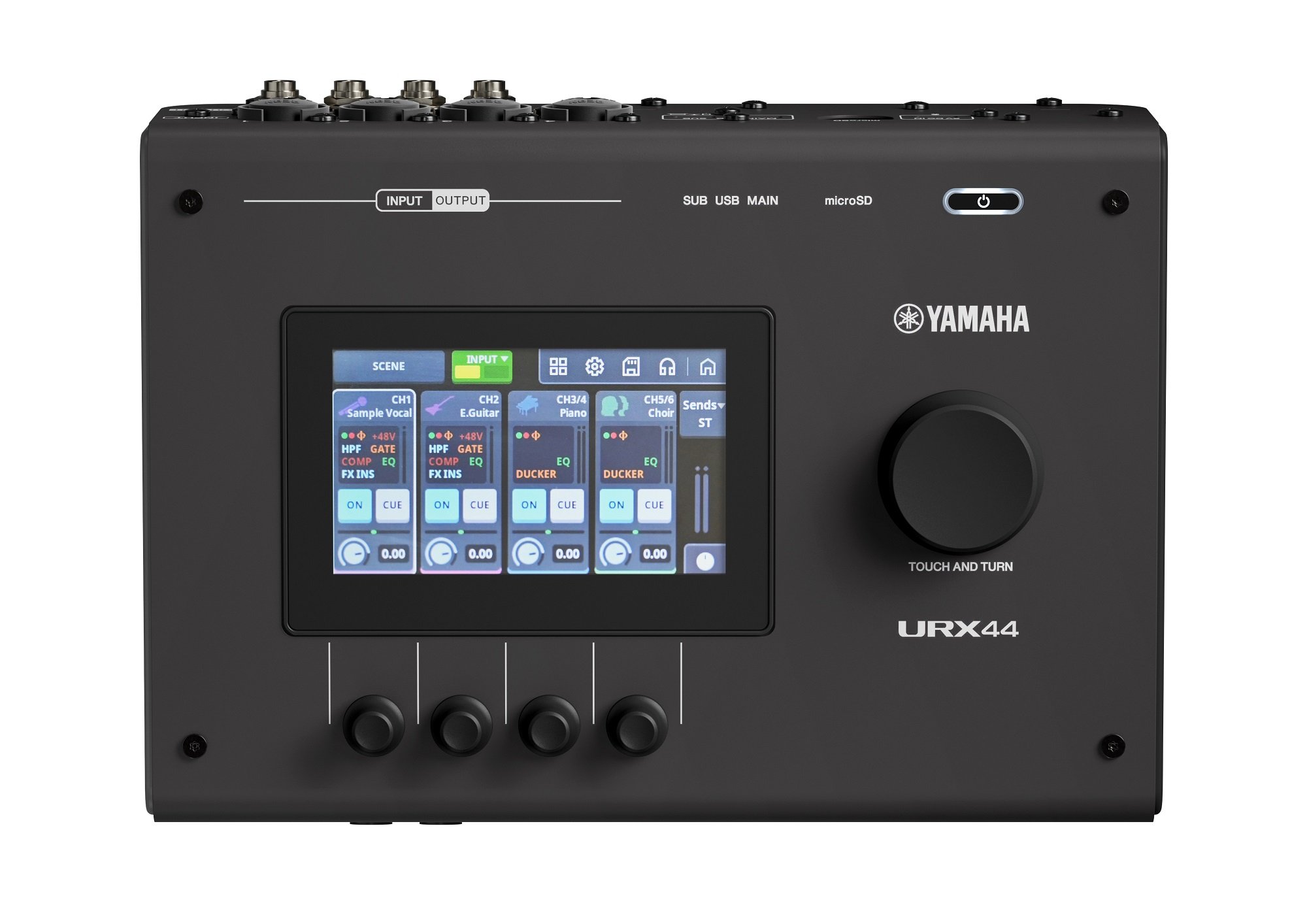 URX44 BK USB Audio-Interface