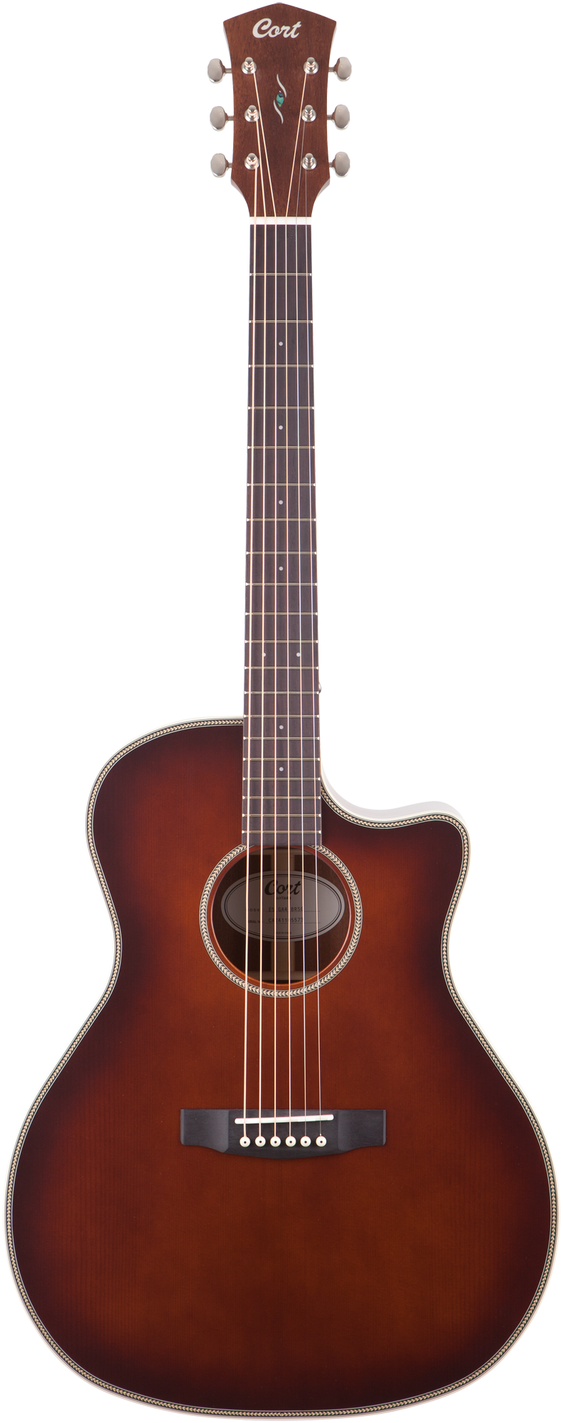Essence GA4 Akustikgitarre Brown Top Semi Gloss