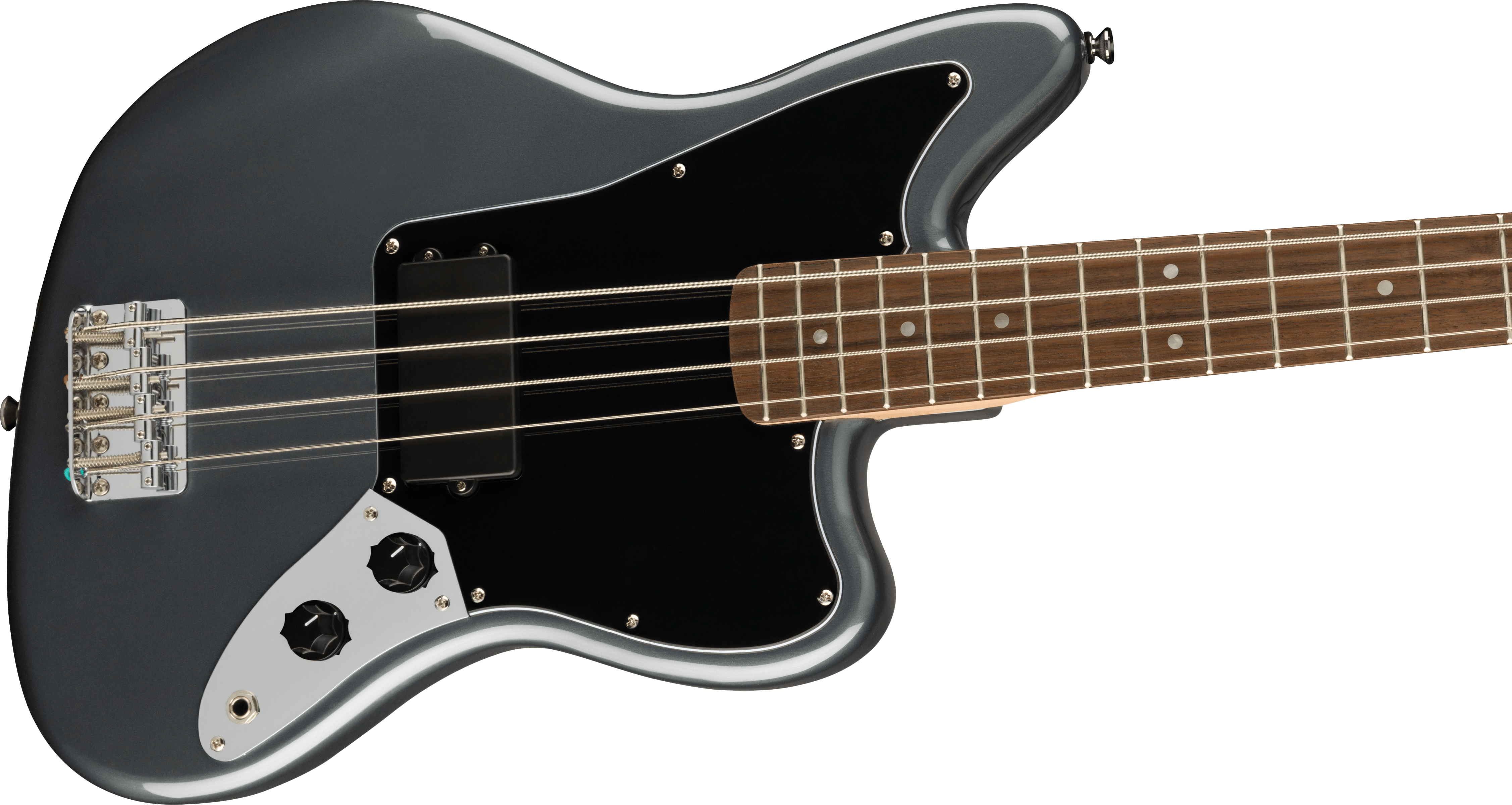 Affinity Series™ Jaguar® Bass H, Laurel Fingerboard, Charcoal Frost Metallic