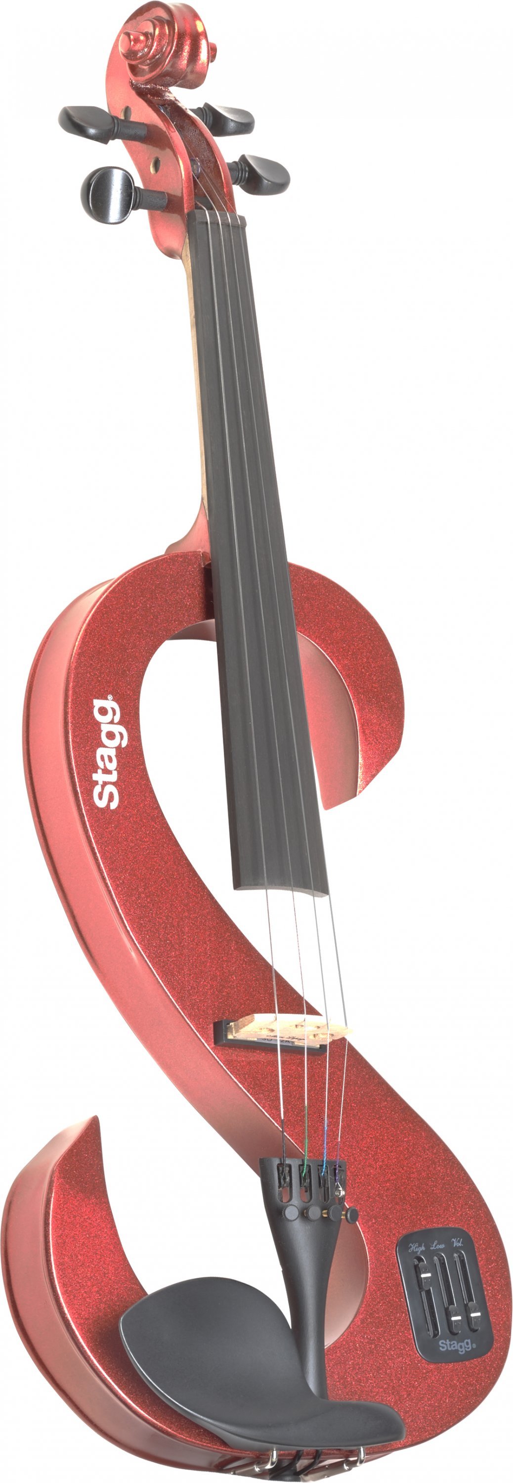 EVN 4/4 E-Violine in Rot Metallic