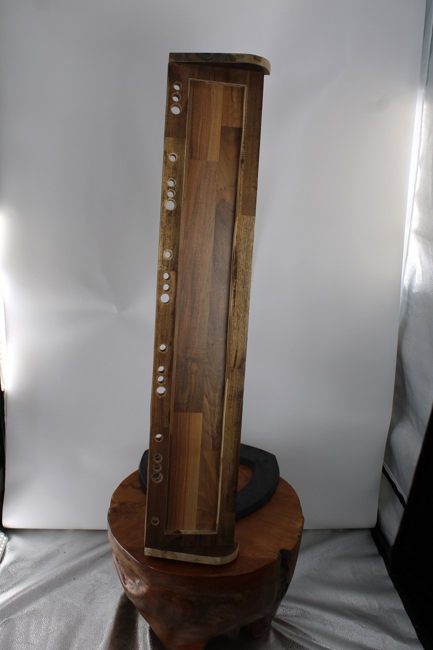 Handgefertigtes Holzrack für 5 Korg Volcas (gebraucht)