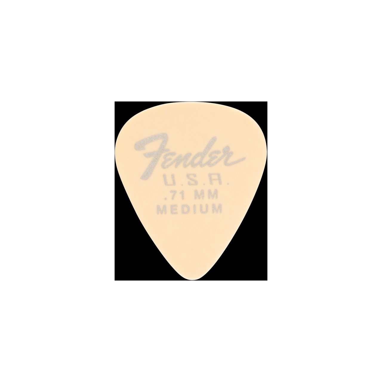 351 Dura-Tone 0.71mm Picks 12-Pack Olympic White