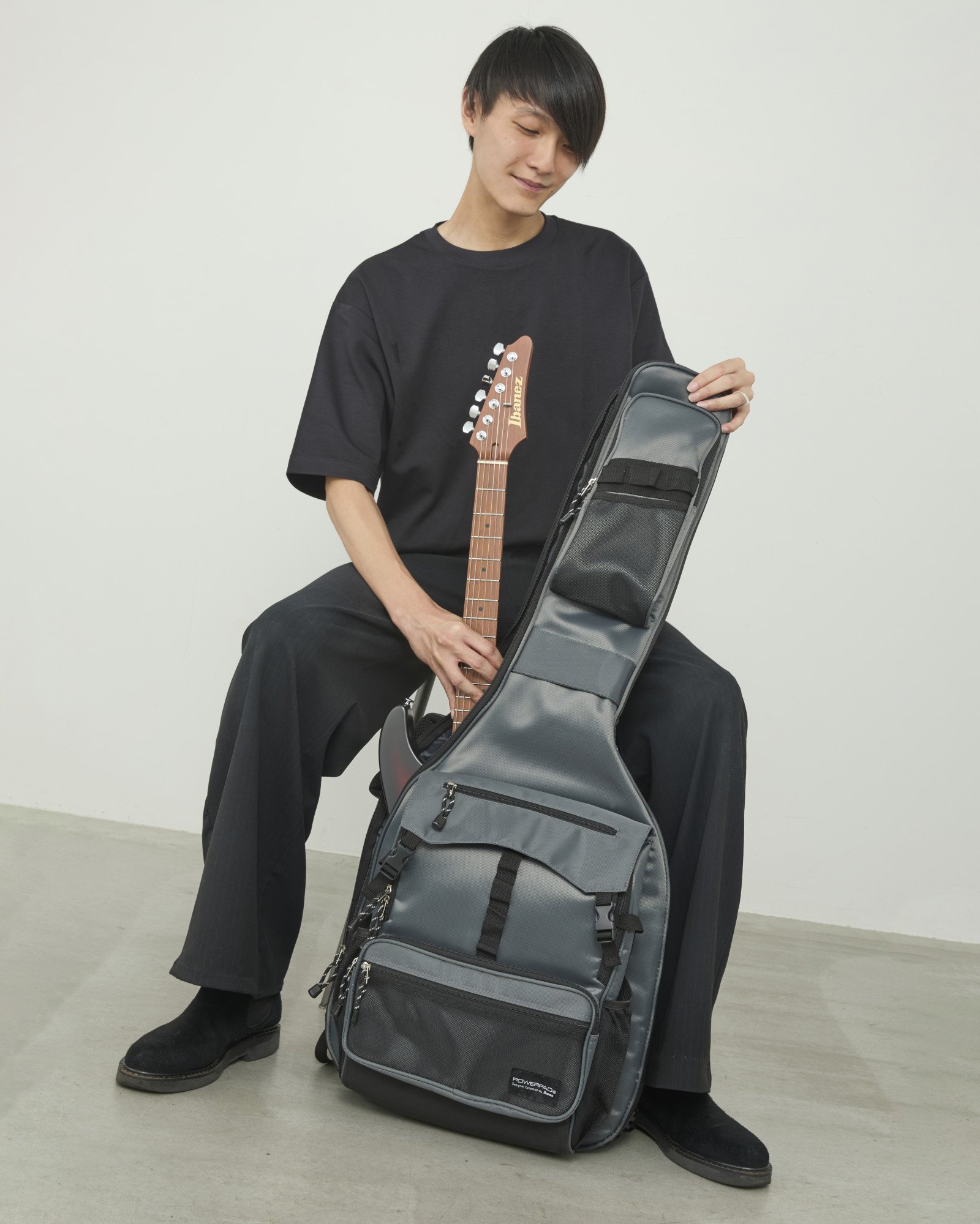 POWERPAD Gig Bag für E-Gitarre Grau