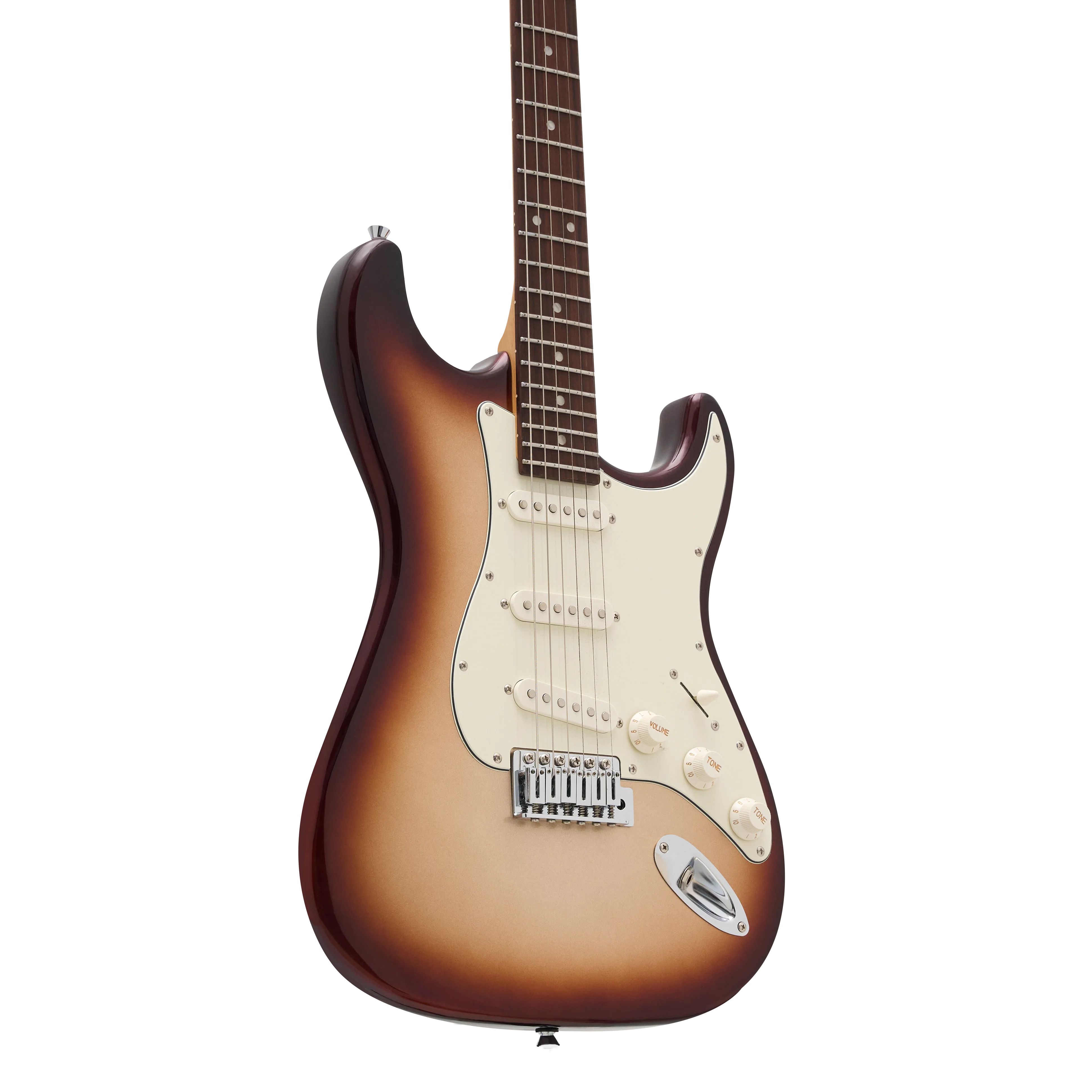 KS-Classic SSS Rosewood Metallic Blue E-Gitarre