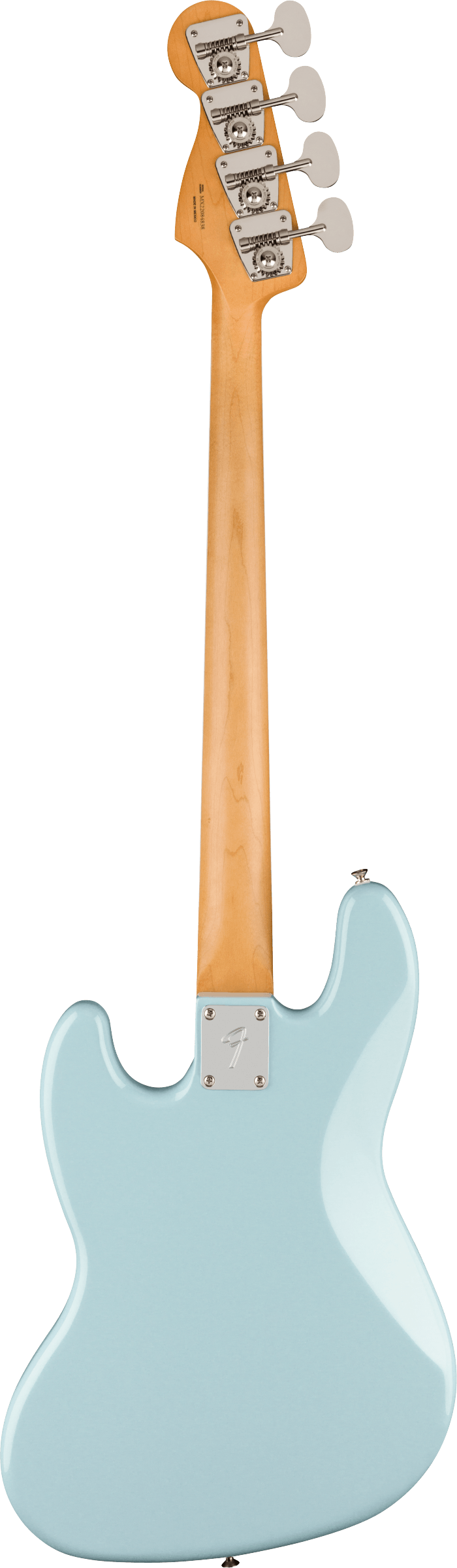 Gold Foil Jazz Bass®, Ebony Fingerboard, Sonic Blue