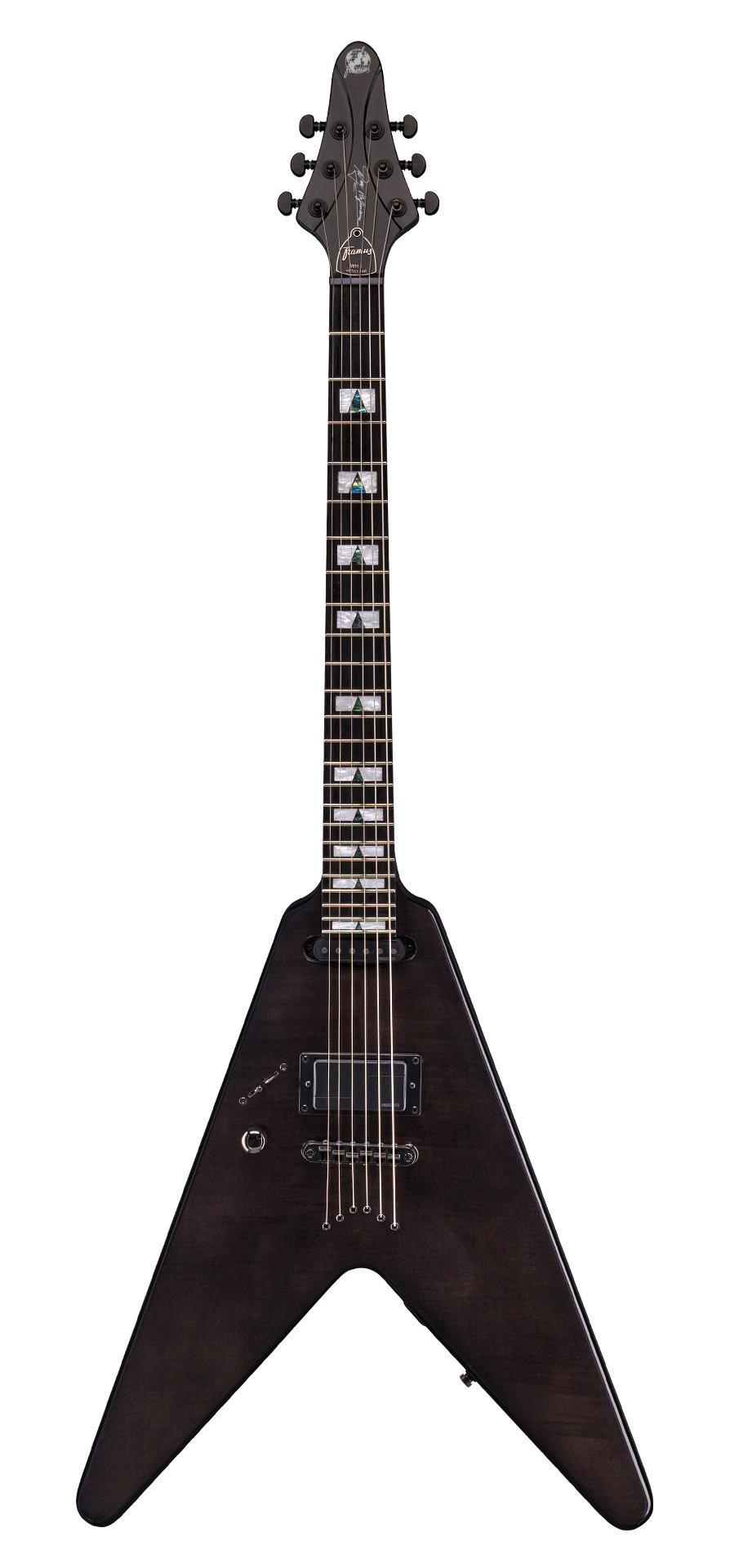 Artist Line Breaker WH-1 - Nirvana Black Transparent High Polish E-Gitarre