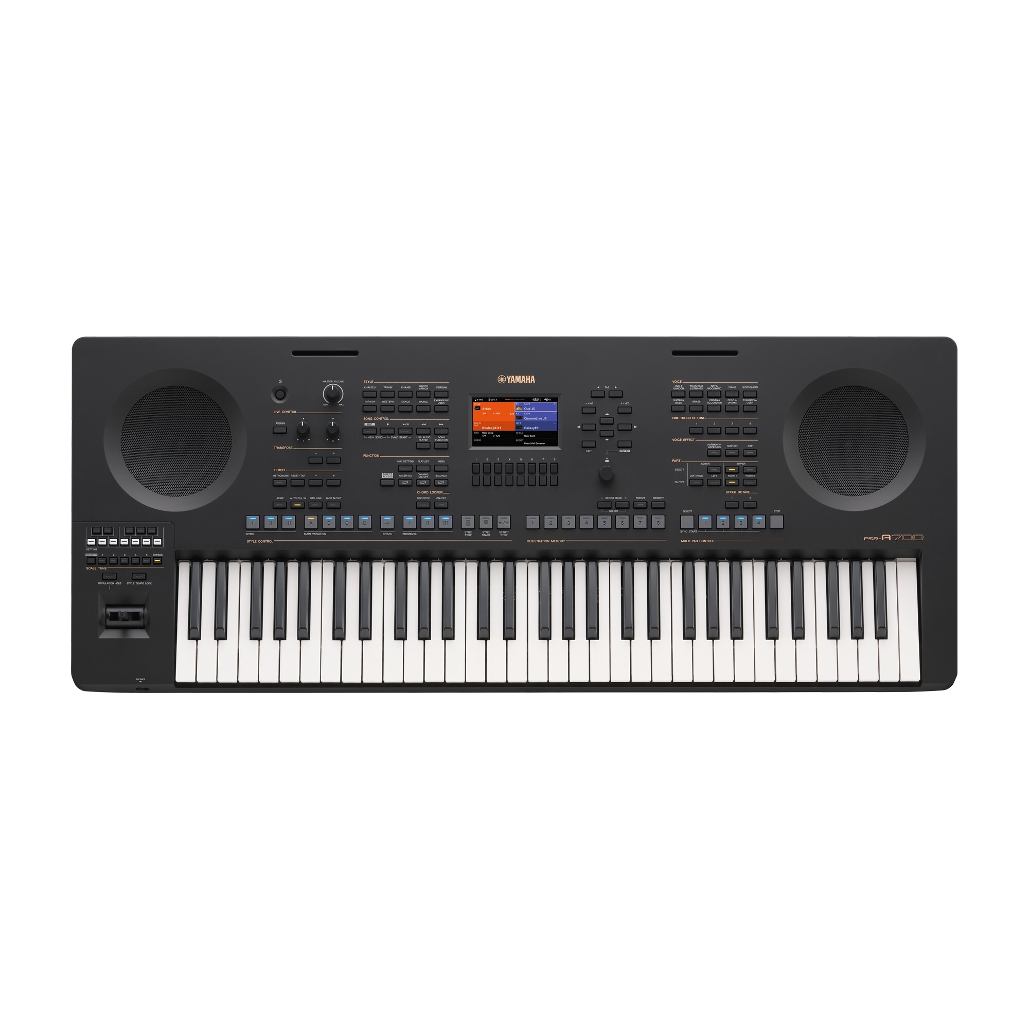 Keyboard, Digital-Workstation, Schwarz, 61 Tasten, Integrierte Lautsprecher