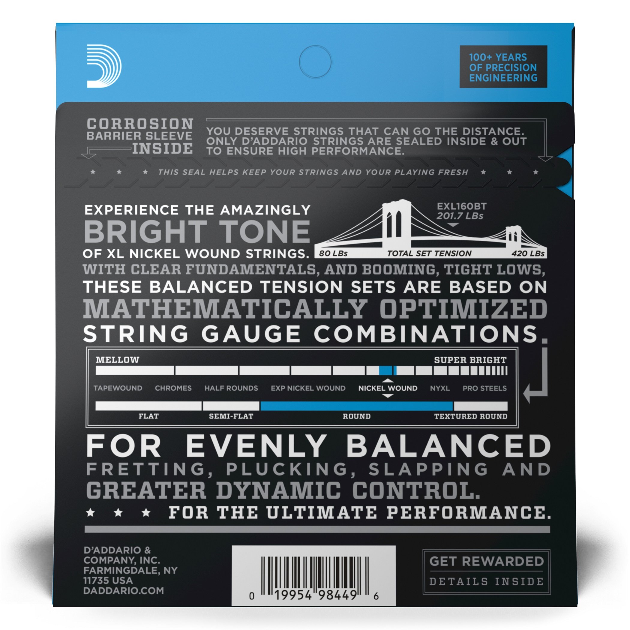 EXL-160BT Satz 050- 120 - Balanced Tension