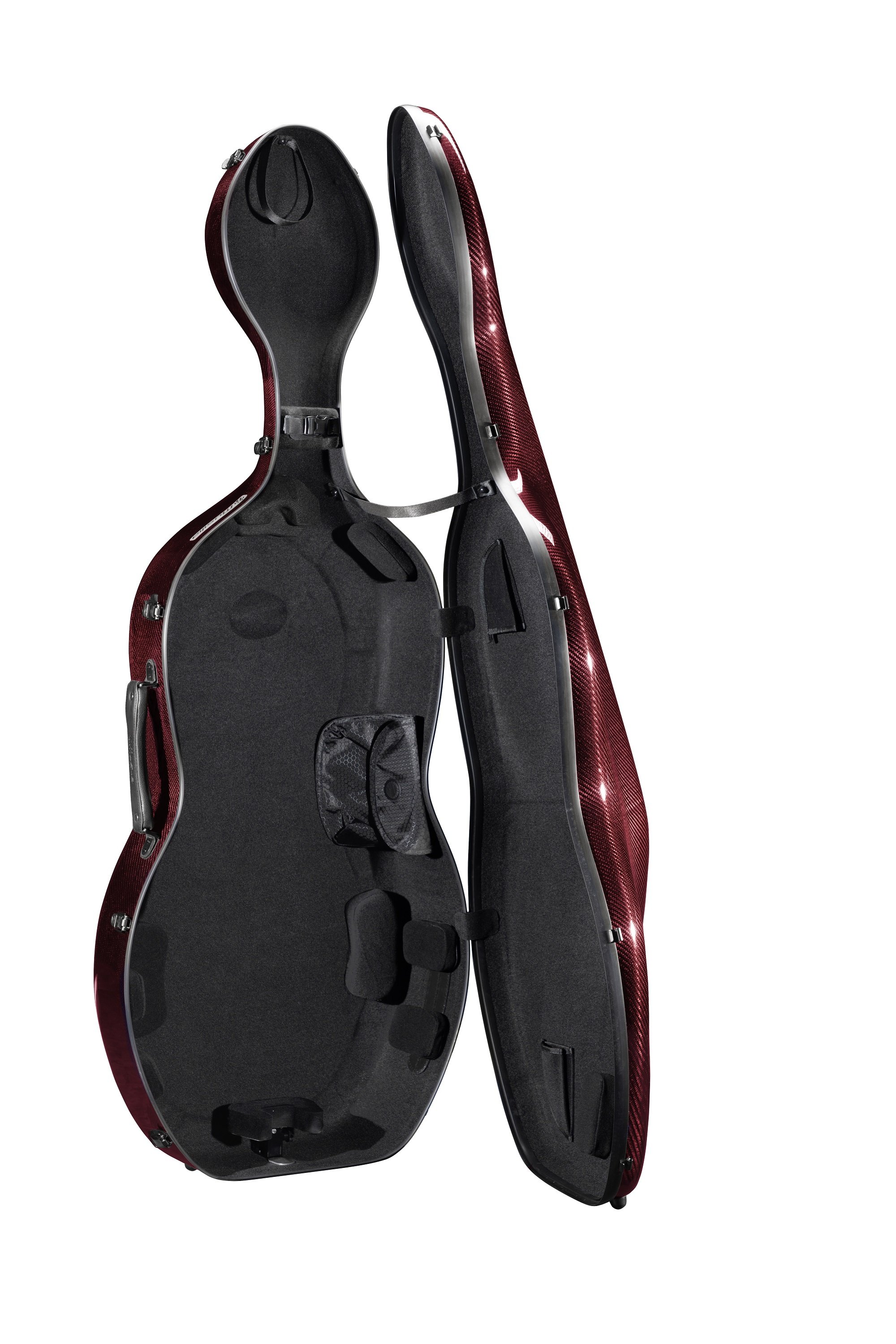 S2 Cello Case Transparent Red