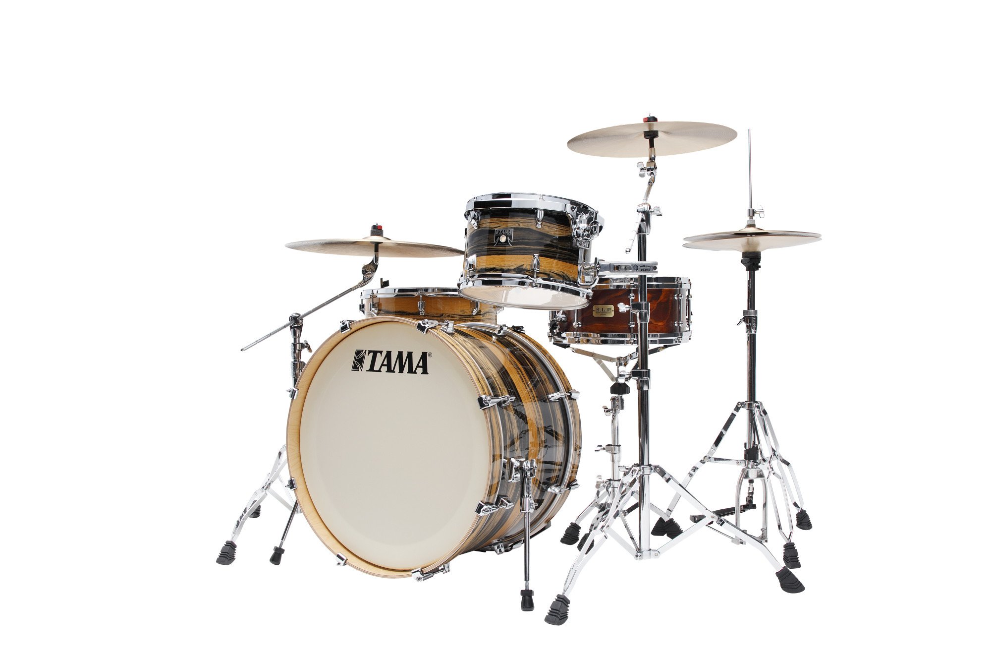 Superstar Classic Drum Set 3 teilig - Natural Ebony Tiger Wrap 
